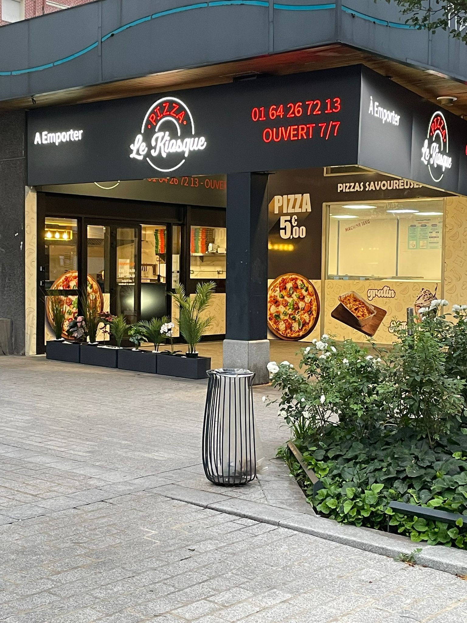 Façade du restaurant Le Kiosque - Pizzeria à Chelles 77500, 50 Rue Gambetta - Pizza à emporter